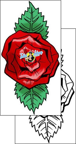 Flower Tattoo plant-life-flowers-tattoos-george-davis-gdf-00064