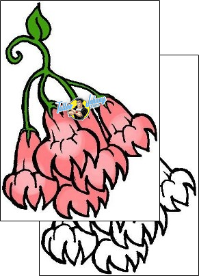 Flower Tattoo plant-life-flowers-tattoos-george-davis-gdf-00070