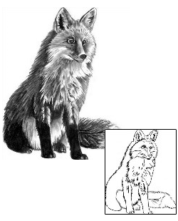 Fox Tattoo Animal tattoo | GEF-00041
