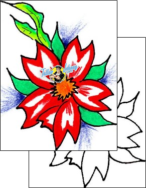 Flower Tattoo plant-life-flowers-tattoos-gwenn-glotnis-ggf-00058