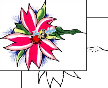 Flower Tattoo plant-life-flowers-tattoos-gwenn-glotnis-ggf-00060
