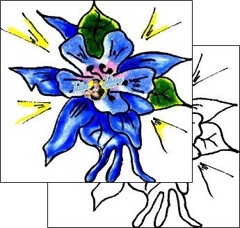 Flower Tattoo plant-life-flowers-tattoos-gwenn-glotnis-ggf-00061