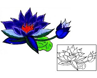 Asian Tattoo Plant Life tattoo | GGF-00073