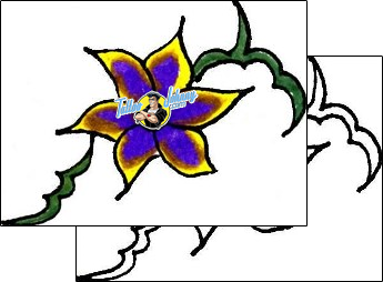 Flower Tattoo plant-life-flowers-tattoos-gwenn-glotnis-ggf-00075