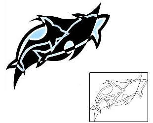 Dolphin Tattoo Tattoo Styles tattoo | GJF-00063