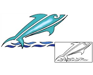 Dolphin Tattoo Tattoo Styles tattoo | GJF-00065