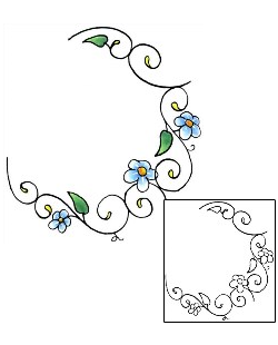 Daisy Tattoo Specific Body Parts tattoo | GJF-00093