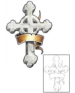Gothic Tattoo Religious & Spiritual tattoo | GJF-00134