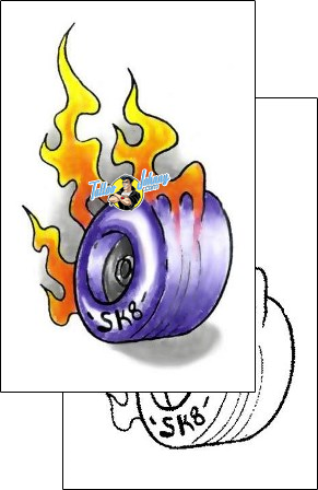 Fire – Flames Tattoo miscellaneous-fire-tattoos-gentleman-jim-gjf-00146