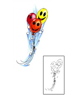 Balloon Tattoo Tattoo Styles tattoo | GJF-00148