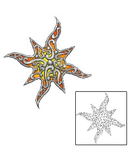 Sun Tattoo Astronomy tattoo | GJF-00169