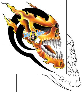 Skull Tattoo horror-skull-tattoos-gentleman-jim-gjf-00202