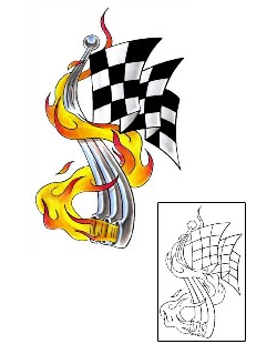 Racing Tattoo Miscellaneous tattoo | GJF-00352