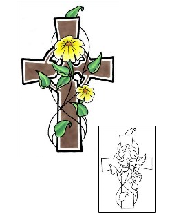 Vine Tattoo Religious & Spiritual tattoo | GJF-00357