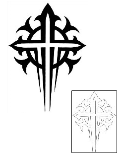 Cross Tattoo Tattoo Styles tattoo | GJF-00399