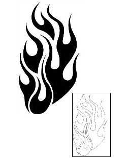 Fire – Flames Tattoo Tattoo Styles tattoo | GJF-00409