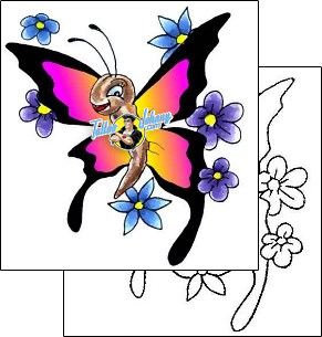Butterfly Tattoo insects-butterfly-tattoos-gentleman-jim-gjf-00481