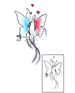 Butterfly Tattoo For Women tattoo | GJF-00486