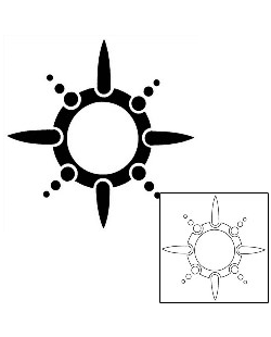 Sun Tattoo Tattoo Styles tattoo | GJF-00532