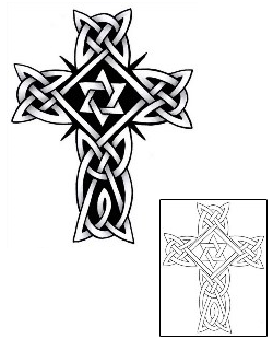 Cross Tattoo Religious & Spiritual tattoo | GJF-00578