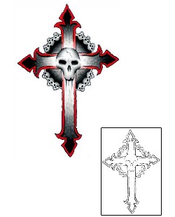 Cross Tattoo Horror tattoo | GJF-00594