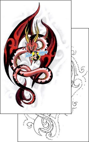 Dragon Tattoo fantasy-tattoos-gentleman-jim-gjf-00617