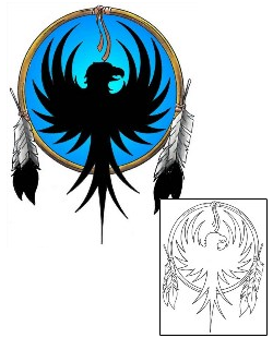 Phoenix Tattoo Ethnic tattoo | GJF-00625