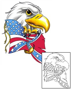 Patriotic Tattoo Animal tattoo | GJF-00626