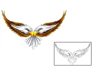 Eagle Tattoo Specific Body Parts tattoo | GJF-00631
