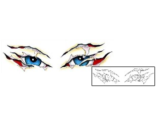 Eye Tattoo Horror tattoo | GJF-00647