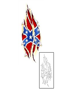 Flag Tattoo Ethnic tattoo | GJF-00660