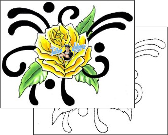 Rose Tattoo plant-life-rose-tattoos-gentleman-jim-gjf-00681