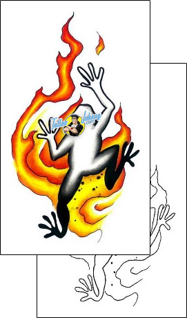 Fire – Flames Tattoo miscellaneous-fire-tattoos-gentleman-jim-gjf-00690