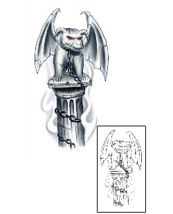 Gargoyle Tattoo Mythology tattoo | GJF-00701