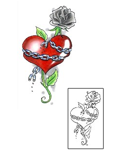 Heart Tattoo For Women tattoo | GJF-00709