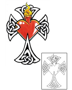 Sacred Heart Tattoo Religious & Spiritual tattoo | GJF-00711