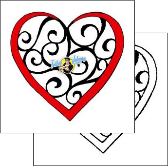 Decorative Tattoo for-women-heart-tattoos-gentleman-jim-gjf-00718