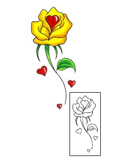 Rose Tattoo Plant Life tattoo | GJF-00727