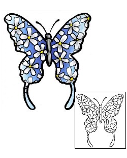 Butterfly Tattoo Insects tattoo | GJF-00740
