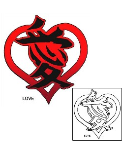 Love Tattoo For Women tattoo | GJF-00756