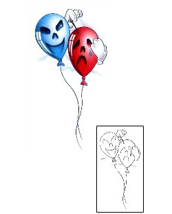 Balloon Tattoo Miscellaneous tattoo | GJF-00775