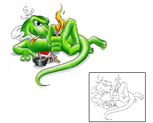 Reptiles & Amphibians Tattoo Tattoo Styles tattoo | GJF-00788