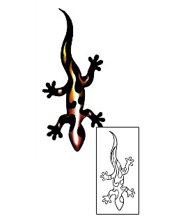Lizard Tattoo Reptiles & Amphibians tattoo | GJF-00789
