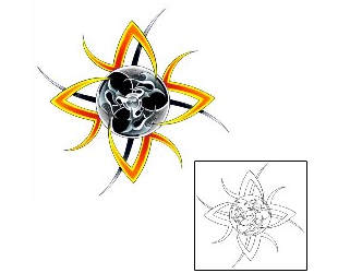 Sun Tattoo Ethnic tattoo | GJF-00795