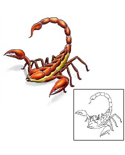 Scorpio Tattoo Zodiac tattoo | GJF-00823