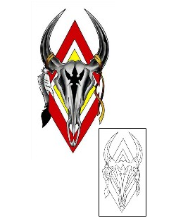 Native American Tattoo Ethnic tattoo | GJF-00827