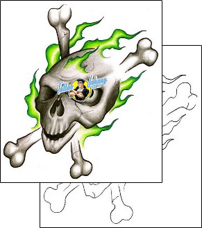 Skull Tattoo horror-skull-tattoos-gentleman-jim-gjf-00856