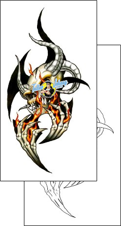 Devil - Demon Tattoo horror-evil-tattoos-gentleman-jim-gjf-00862