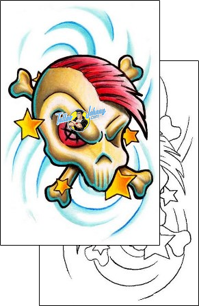 Skull Tattoo horror-skull-tattoos-gentleman-jim-gjf-00870