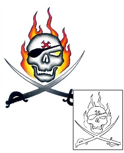 Pirate Tattoo Miscellaneous tattoo | GJF-00881